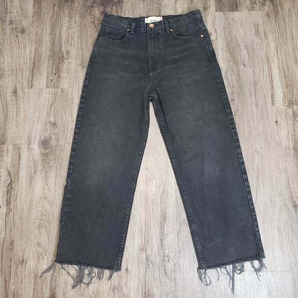 BDG Denim - BDG Skate Fit Women'S 30 (28)‎ High Rise Black Jeans Urban Outfitters Wide Leg